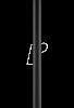 76569 LED table lamp, outdoor, RGBW, 38 cm, touch control, black