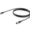 Kabel czujnika ze złączem Złącze M12 długość 300mm Rodzaj A Męskie Złącze B Złącze M12