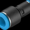 130608 Plug connector, straight, with reduction Ø 12 mm <> 8 mm