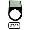 Tabliczki opisowe M22S-ST-GB0ramki tabliczek STOP 216494 EATON