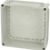 Fibox 3530095 Część dolna obudowy Base, PC Openings, 4x size 2 flange, (D x S x W) 280 x 280 x 100 mm, poliwęglan, 1 szt