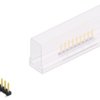 Pin header, 9 pole, pitch 2 mm, angled, black, SLY7SMD0459SSM