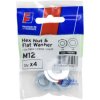 ForgeFix FPKNW12 Nut & Washer M12 ForgePack 4