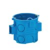 Puszka podtynkowa S60Dw 60 mm głęboka szeregowa z wkrętami niebieska 34069203 SIMET
