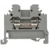 WAGO 280-101 Złączka szynowa 2,5mm2 szara boczny opis