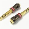 Przejście JACK wtyk 6.3mm - gniazdo 3.5mm stereo Vitalco