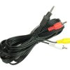 Kabel 4-polowy JACK- 3xRCA CHINCH 3m