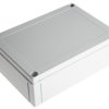 Obudowa ABS szerokość zew. 130 mm długość zew. 180 mm wys. zew. 60 mm Fibox IP67 Szary