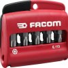 Zestaw końcówek do wkrętaka Torx l. elementów: 10 Wiertło Facom