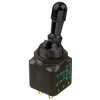 Toggle switch, black, 2 pole, latching, On-On, 4 A/28 VDC, 12146-1VX778