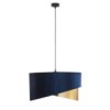 Lampa Wisząca Ścięta Tercino Blue/Gold 6434 Tk Lighting