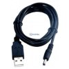 kabel USB.A wtyk - DC 3,5/1,35mm wtyk 1,2m
