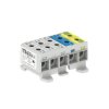 Zacisk uniwersalny szary, niebieski, żółto-zielony 5x1xAl/Cu 2,5-35mm² 1500V złączka szynowa OTL35-5x Morek