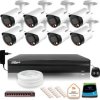 Zestaw monitoringu IP Dahua 8mpx 4K 8 kamer IPC-HFW2849S-S-IL z dyskiem 1TB