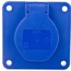 Gniazdo Tablicowe 10/16A 2P+Z 230V Niebieskie Ip54 108-8Bc