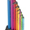 Zestaw kluczy trzpieniowych 950/9 Hex-Plus Multicolour 3, metrycznych, BlackLaser, 10 części, WERA 05133165001