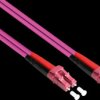 LW-810LC4 Duplex Jumper OM4 50/125µ LC/LC, 10m, violet