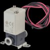 Solenoid valve 2/2 for compressed air, NC, 24 VDC, plastic