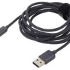 Kabel USB 2.0 Apple Lightning wtyk - USB A wtyk 1,2m czarny CAJY000001