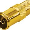 Adapter F-coax Schwaiger GOUST9320537 GOUST9320537, 1 szt.