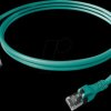 CPP1OTATAT0050 Cat.6a patch cable, DualBoot, PushPull, S/FTP, turquoise, 5 m