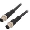 M12A10ML12AMLSB001 Kabel do czujników/automatyki 10PIN M12-M12 1m wtyk wtyk