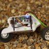 RockyBorg White and Green - The three wheeled rocking robot