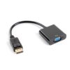 Adapter Displayport 1.1 - Vga 0,1M Czarny Ad-0002-Bk