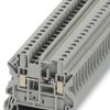 Component terminal block, screw connection, 0.14-6.0 mm², 2 pole, 500 mA, 8 kV, gray, 3046237
