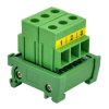 DIN Rail Mount 52Amp 300V 3 Position Screw Terminal Block Distribution Module