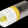 MEDB2518BR Reflector LED, BA9s, yellow, 230 V, 700 mcd, Ø10 mm, 50°