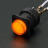 Adafruit 16mm Illuminated Pushbutton - Yellow Latching On/Off Switch