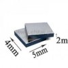 Magnes neodymowy 5x4x2mm niklowany N38 prosty