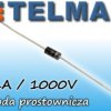 Dioda prostownicza 1A 1000V 1N4007