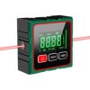 CZDang Wyświetlacz Cyfrowy Inklinometr Czterosuwowy Magnes Wskaźnik Kąta Wyrównywacz Protractor z ekranem 1,8