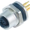 Złącze okrągłe 5-pinowe M12 Panel Wtyk binder Żeńskie IP67 713