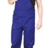 Spodnie robocze ogrodniczki BHP YES niebieskie TRWAŁE rozmiar 60