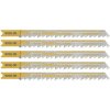 kwb 620235 Jig Saw Blades for Wood/plastics HCS universal 5-pack