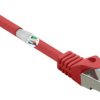 kabel LAN Renkforce RF-5043970, 1 szt., RJ45, CAT 6a, S/FTP, 5.00 m, czerwony