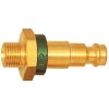 Nipple, L 40 mm, 35 bar, brass, for jacks, 107645