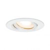 Oprawa punktowa montaż podtynkowy LAGOS ruchoma na GU10 LP-4425/1RM WH Light Prestige