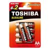 Bateria alkaliczna LR6 / AA 1,5V RED ALKALINE /6szt./