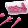 ND20P Plastic dispensing needle, 0.61 mm, pink