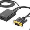 Konwerter VGA, HDMI SpeaKa Professional SP-6014508, 1x złącze M VGA, złącze męskie jack 3,5 mm na 1x złącze Ż HDMI