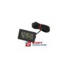 Termometr panelowy LCD -50°C do 70°C czarny z sondą
