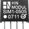 Przetwornica DC/DC, do PCB HN Power SIM1-0524-SIL4 5 V/DC 12.6 V/DC 42 mA 1 W Ilość wyjść: 1 x
