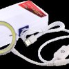 Kaisi Ultrathin 60LED regulowany oświetlacz pierścieniowy USB do mikroskopów stereoskopowych