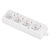 Listwa Zasilająca Na 4 Gniazd 2P+Z Schuko Biała Basic (Na Kabel) Gn-470S
