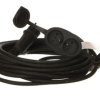 HELMO Przedłużacz warsztatowy gumowy 2x230/16A IP44 10m 51630