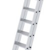 Drabina przedłużana ze stopniem MUNK Günzburger Steigtechnik 040660, Maksymalna wysokość robocza: 3.85 cm